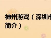 神州游戏（深圳市神州微游网络科技有限公司简介）