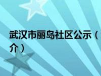 武汉市丽岛社区公示（武汉市洪山区珞南街丽岛花园社区简介）
