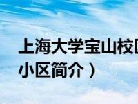 上海大学宝山校区（金地艺境-上海宝山住宅小区简介）