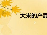 大米的产品（大米-食品简介）