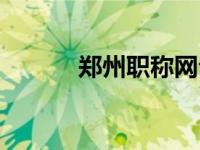 郑州职称网公示（郑州职称网）