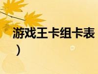 游戏王卡组卡表（玄化-游戏王卡组系列简介）