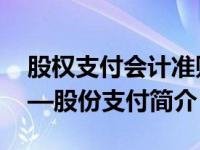 股权支付会计准则（企业会计准则第11号——股份支付简介）