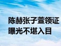 陈赫张子萱领证 女方曾被传出轨激吻车震照曝光不堪入目