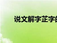 说文解字芷字的由来（芷-汉字简介）