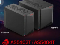爱速特推出了AS54系列NAS包括了AS5402T和AS5404T两款