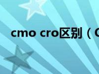 cmo cro区别（CRO和CMO是什么意思）