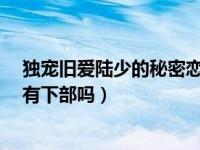 独宠旧爱陆少的秘密恋人 云檀（独宠旧爱 陆少的秘密恋人有下部吗）