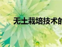 无土栽培技术的优点（无土栽培技术）