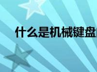 什么是机械键盘的轴（什么是机械键盘）