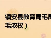镇安县教育局毛局长作何处理（镇安县教育局毛浓权）
