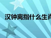 汉钟离指什么生肖（汉钟离代表什么生肖）