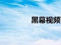 黑幕视频下载（黑幕视频）