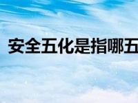 安全五化是指哪五化（安全生产5化是什么）