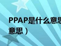 PPAP是什么意思啊网络用语（ppap是什么意思）