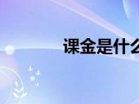 课金是什么意思日语（课金）