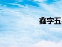 鑫字五行属什么（鑫）
