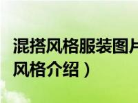 混搭风格服装图片（混搭风格特点有哪些混搭风格介绍）