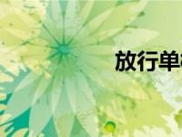 放行单模板（放行单）