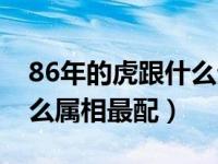 86年的虎跟什么生肖最配（86年属虎的和什么属相最配）