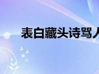 表白藏头诗骂人藏尾诗（表白藏头诗）