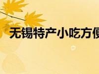 无锡特产小吃方便携带的（无锡特产小吃）