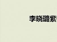 李晓璐紫砂简介（李晓璐）