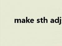 make sth adj造句（make sth adj）