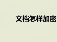 文档怎样加密（文档加密怎么破解）