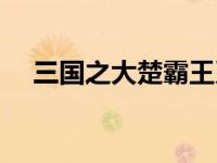 三国之大楚霸王系统（三国之大楚霸王）