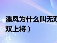潘凤为什么叫无双上将不叫（潘凤为什么叫无双上将）