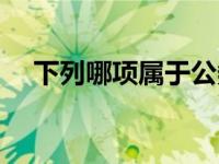 下列哪项属于公务员范围（公务员范围）