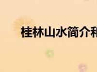 桂林山水简介和历史（桂林山水简介）