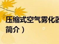 压缩式空气雾化器怎么使用（压缩空气雾化器简介）