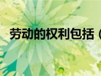 劳动的权利包括（小姐：劳动的权利简介）