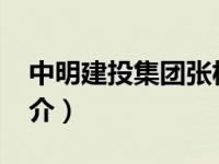 中明建投集团张松身价（松松-主持人张松简介）