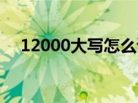 12000大写怎么读（12000的金额大写）