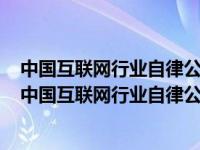 中国互联网行业自律公约规定互联网企业自律的基本原则（中国互联网行业自律公约）
