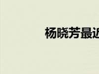 杨晓芳最近的视频（杨晓芳）