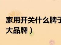 家用开关什么牌子好有经济实惠（家用开关十大品牌）
