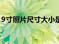 9寸照片尺寸大小是多少厘米（9寸照片尺寸）