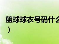 篮球球衣号码什么意思（篮球球衣号码的含义）