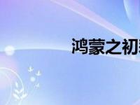 鸿蒙之初彩蛋（鸿蒙之初）
