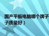 国产平板电脑哪个牌子和性能特别好（国产平板电脑哪个牌子质量好）