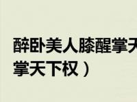 醉卧美人膝醒掌天下权的小说（醉卧美人膝醒掌天下权）