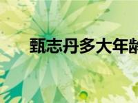 甄志丹多大年龄了（甄志丹电影全集）