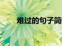 难过的句子简短伤感（难过的句子）