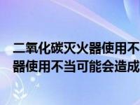 二氧化碳灭火器使用不当可能会冻伤手指吗（二氧化碳灭火器使用不当可能会造成冻伤）