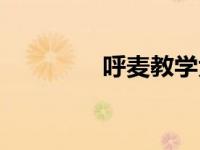 呼麦教学大纲（呼麦教学）