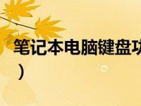 笔记本电脑键盘功能介绍图（笔记本电脑键盘）